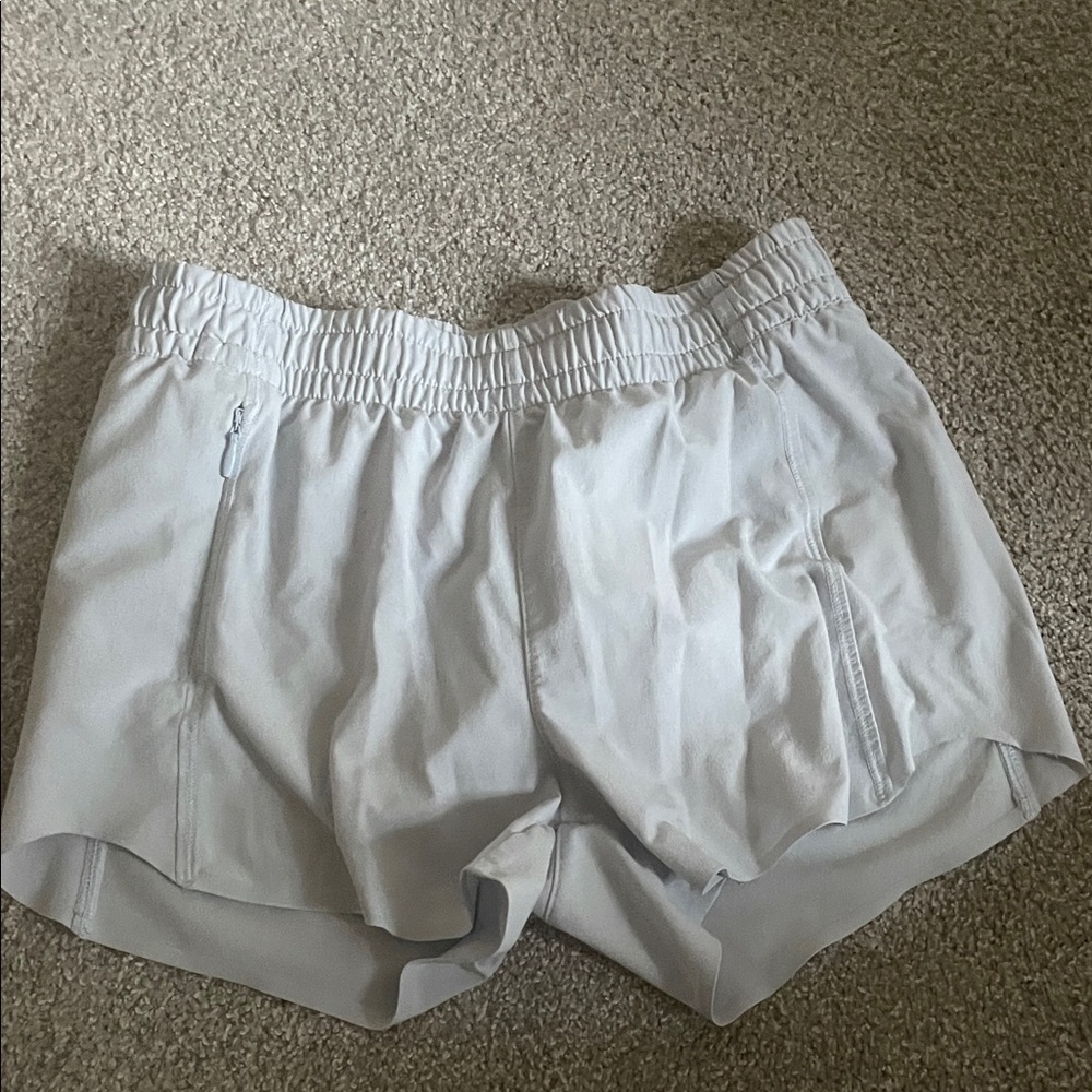 Athleta Women's Athletic Shorts in Light Gray